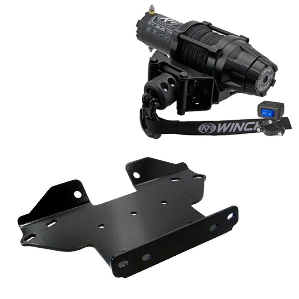 KFI Winch & Winch Mount Kit Kawasaki Brute Force 650/750 (2005 - 2024) - MojoMotoSport.com