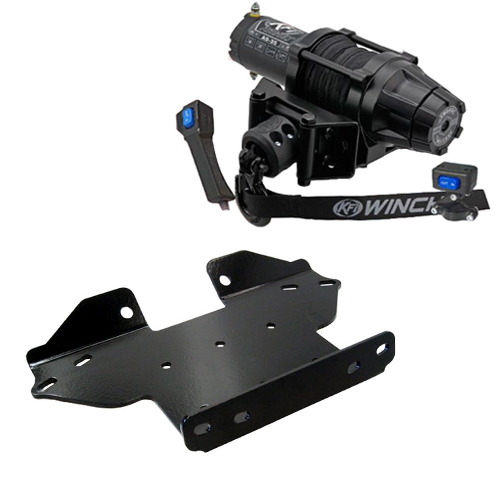 KFI Winch & Winch Mount Kit Kawasaki Brute Force 650/750 (2005 - 2024) - MojoMotoSport.com