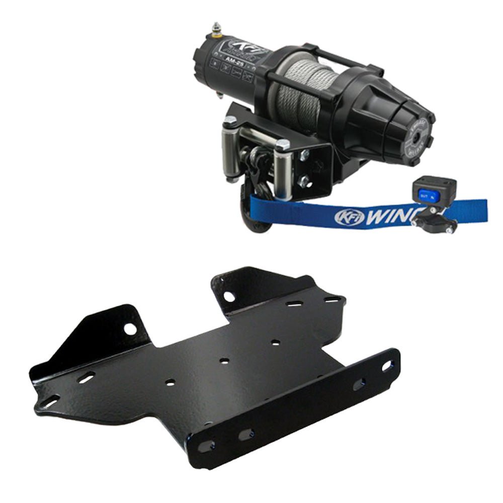 KFI Winch & Winch Mount Kit Kawasaki Brute Force 650/750 (2005 - 2024) - MojoMotoSport.com