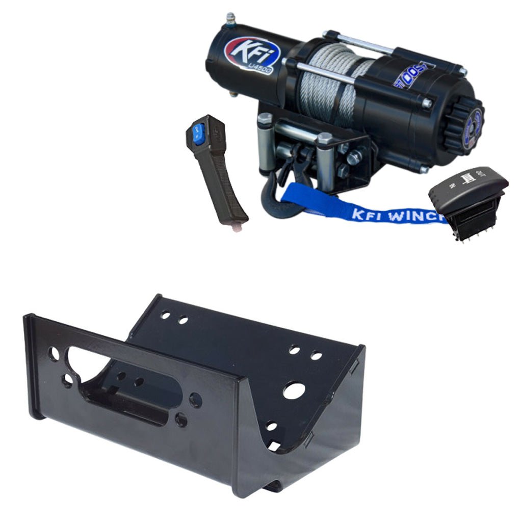 KFI Winch & Winch Mount Kit Kawasaki Teryx 800 & Teryx4 750/800 - MojoMotoSport.com