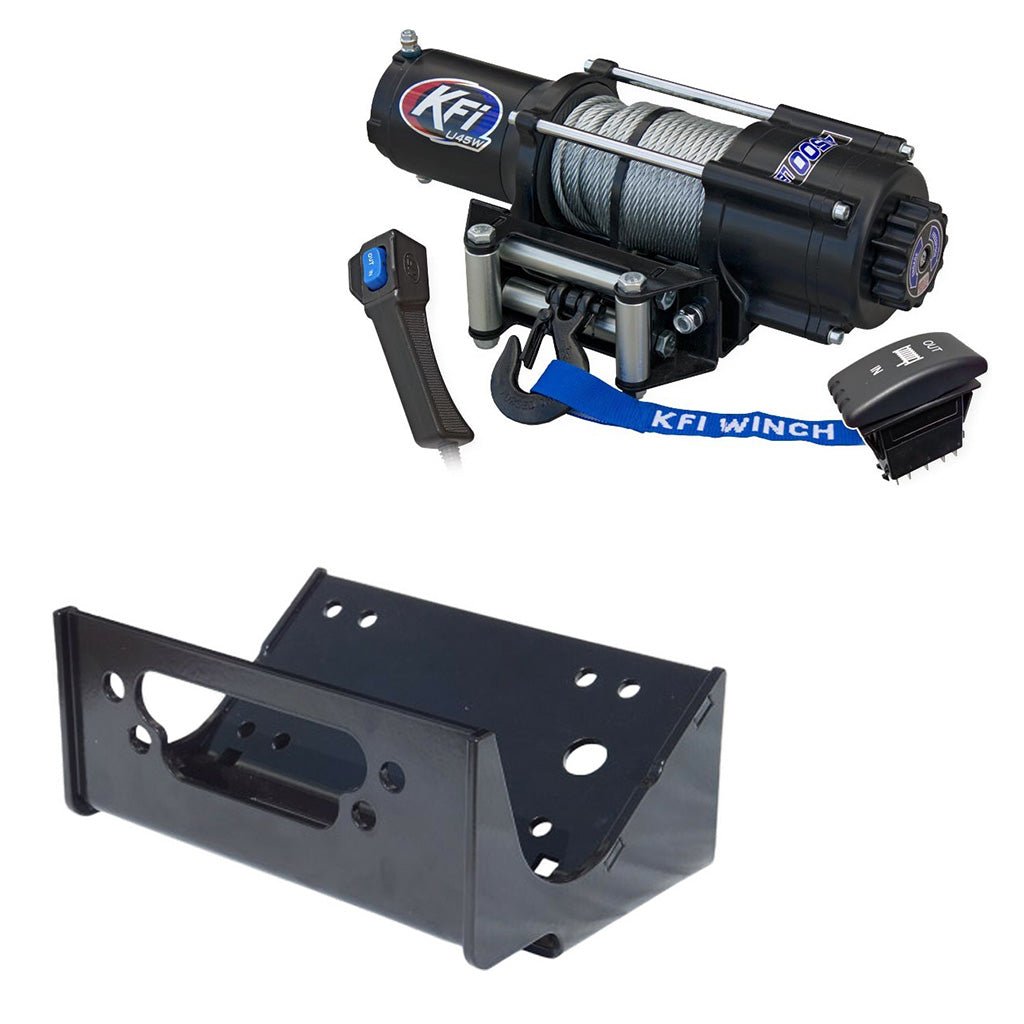 KFI Winch & Winch Mount Kit Kawasaki Teryx 800 & Teryx4 750/800 - MojoMotoSport.com