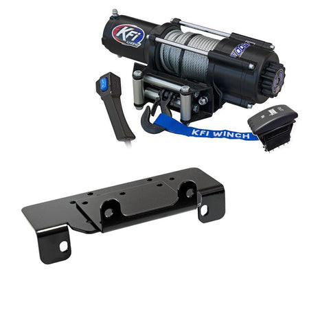 KFI Winch & Winch Mount Kit Kubota RTV1100 Winch Mount 2007 - 2013 - MojoMotoSport.com
