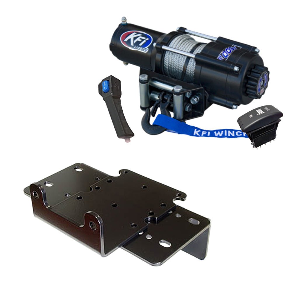 KFI Winch & Winch Mount Kit Kubota RTV900 (Standard) 2004 - 2008 - MojoMotoSport.com