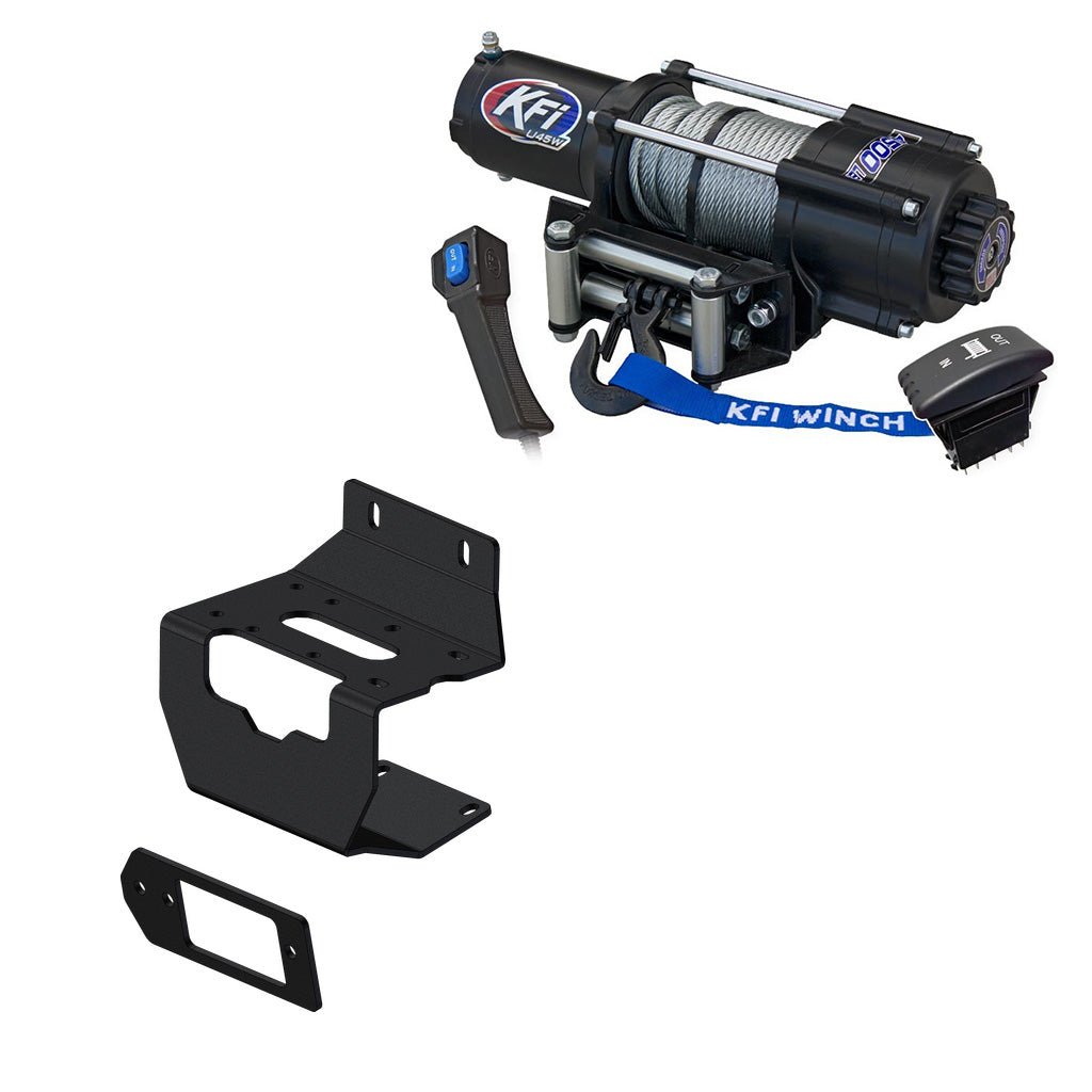 KFI Winch & Winch Mount Kit Pioneer 1000 - 2016 - up - MojoMotoSport.com