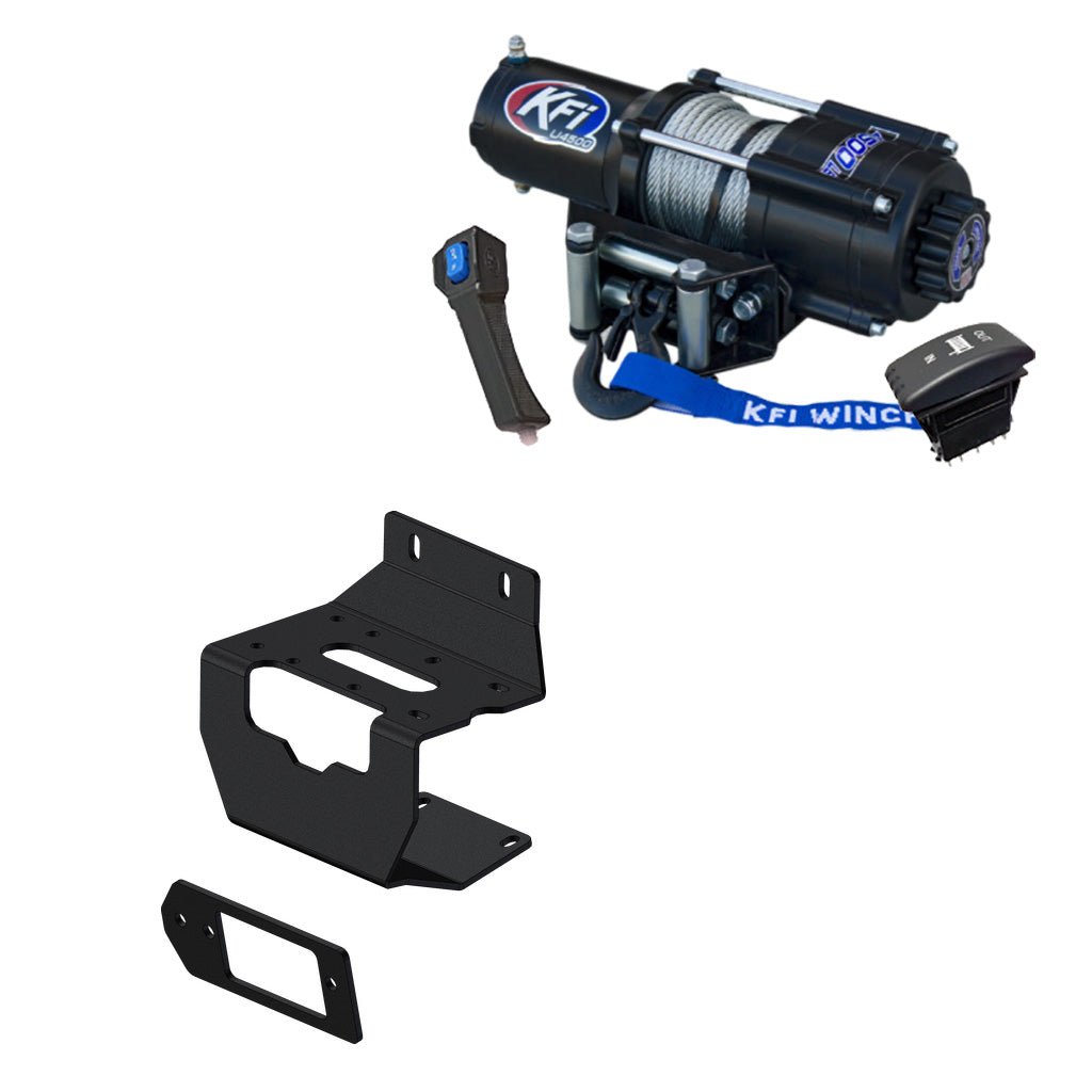 KFI Winch & Winch Mount Kit Pioneer 1000 - 2016 - up - MojoMotoSport.com