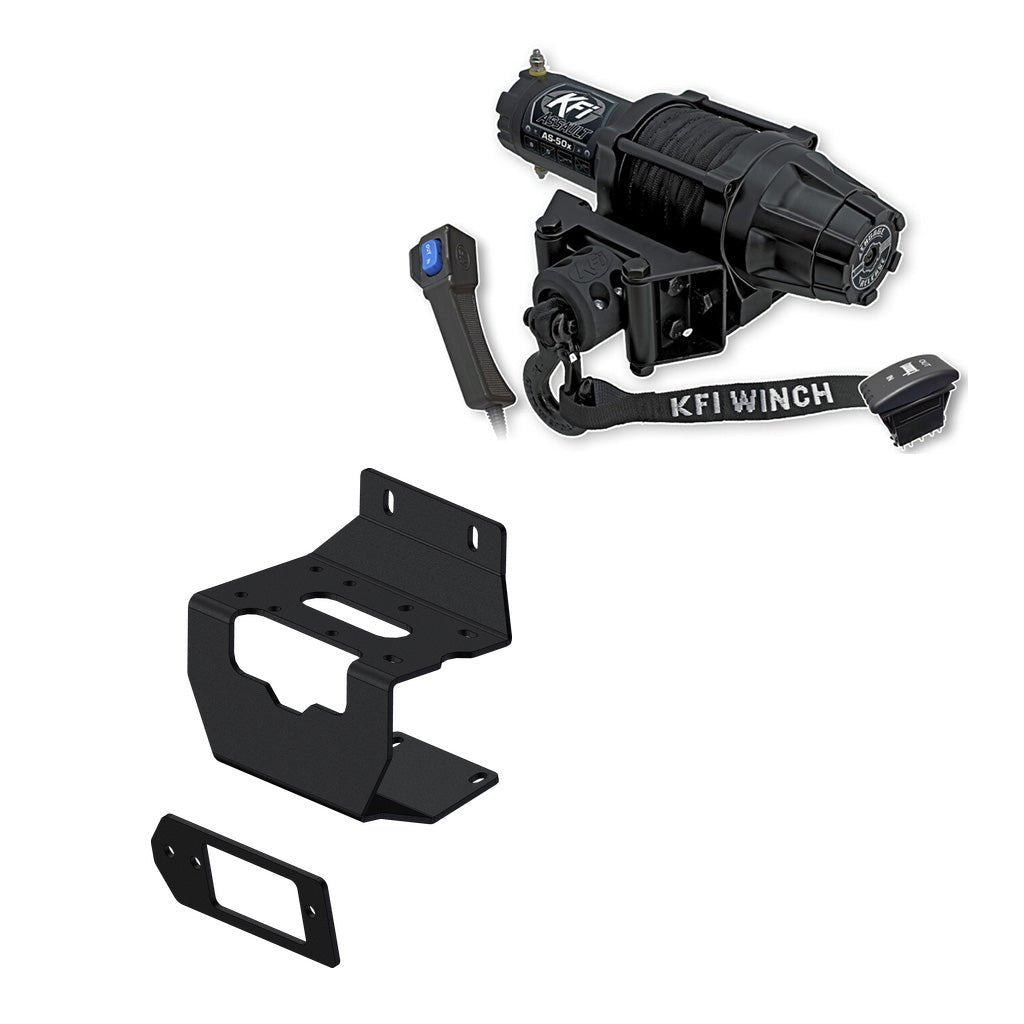 KFI Winch & Winch Mount Kit Pioneer 1000 - 2016 - up - MojoMotoSport.com