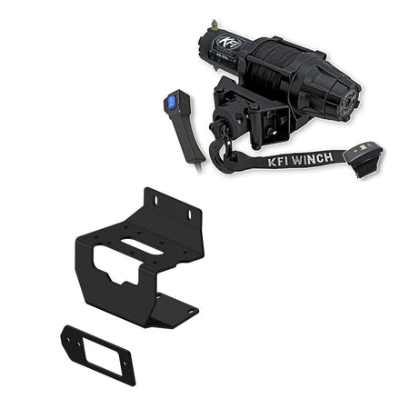 KFI Winch & Winch Mount Kit Pioneer 1000 - 2016 - up - MojoMotoSport.com