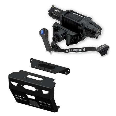 KFI Winch & Winch Mount Kit Polaris Ranger 1000, Crew 1000 2020 - 2025 / Bobcat UV34 / 3400 Series, 3600 Series 2015 - Current - MojoMotoSport.com