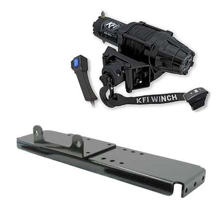 KFI Winch & Winch Mount Kit Polaris Ranger 425, 500 2x4, 500, 500 6x6, 700, 700 6x6, Crew 700, TM - MojoMotoSport.com