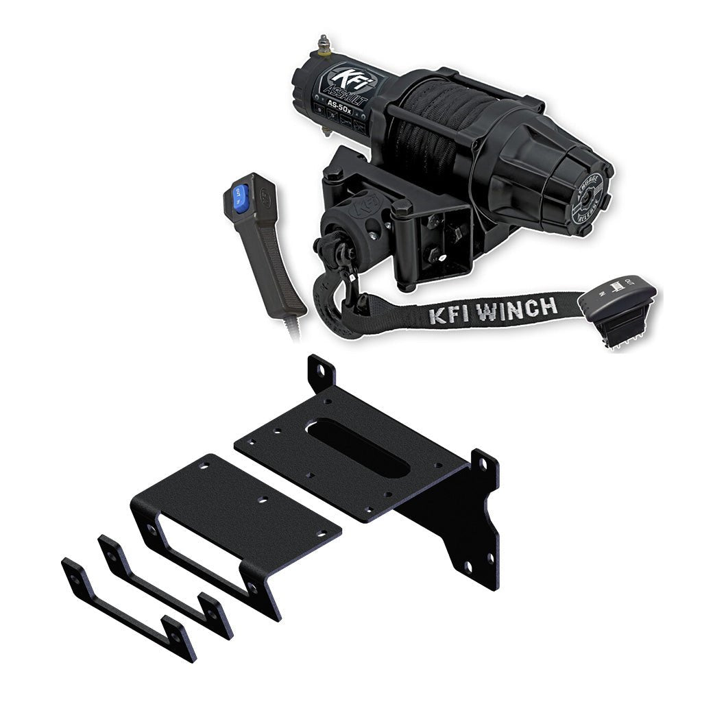 KFI Winch & Winch Mount Kit Polaris Ranger XD 1500 & Crew XD 1500 Premium/ Northstar Edition - MojoMotoSport.com