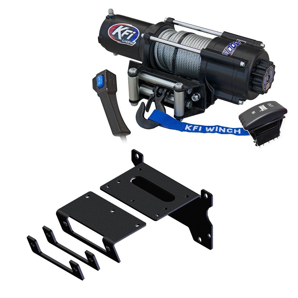 KFI Winch & Winch Mount Kit Polaris Ranger XD 1500 & Crew XD 1500 Premium/ Northstar Edition - MojoMotoSport.com