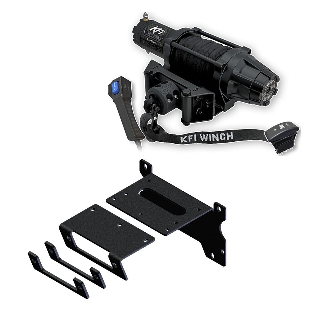 KFI Winch & Winch Mount Kit Polaris Ranger XD 1500 & Crew XD 1500 Premium/ Northstar Edition - MojoMotoSport.com