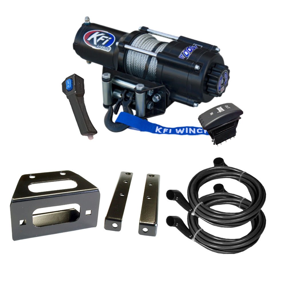 KFI Winch & Winch Mount Kit Polaris RZR 4 800 (Base/EPS) - MojoMotoSport.com