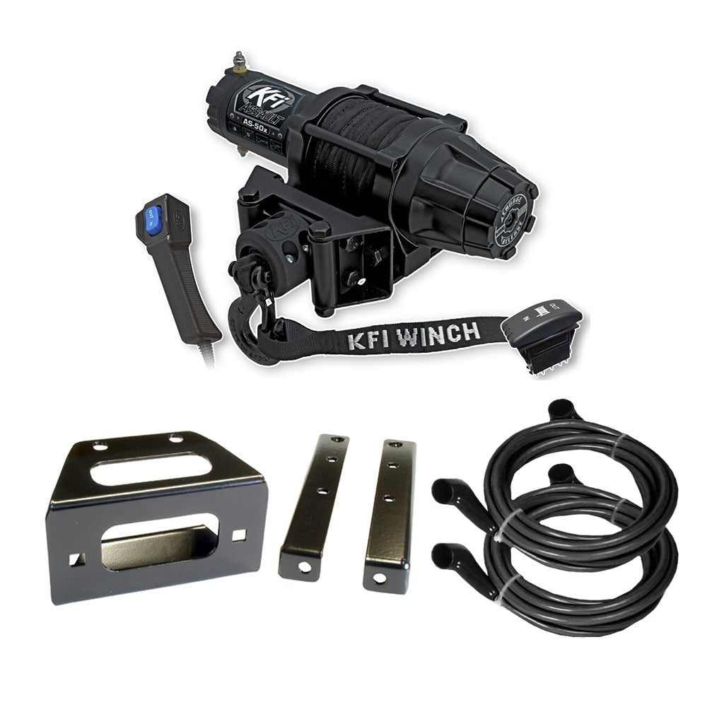 KFI Winch & Winch Mount Kit Polaris RZR 4 800 (Base/EPS) - MojoMotoSport.com