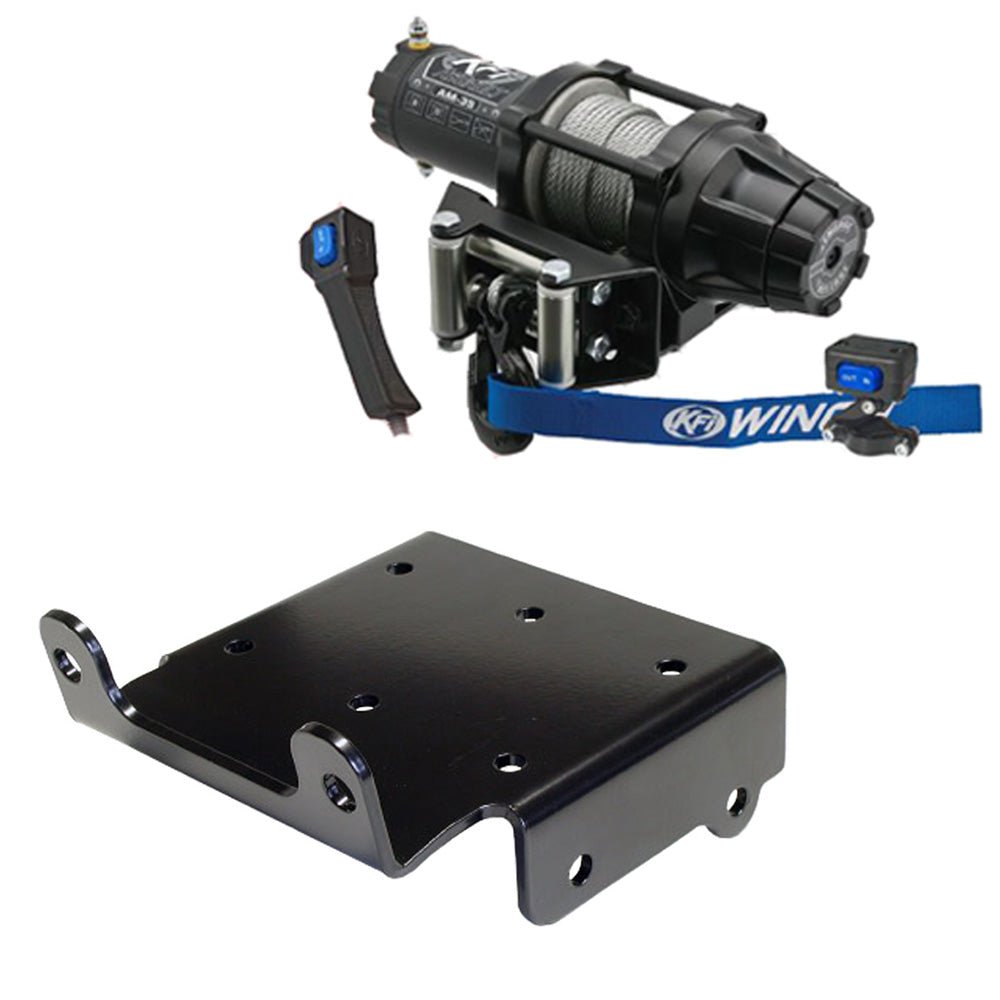 KFI Winch & Winch Mount Kit Suzuki 450, 500, 700, 750 King Quad ATV - MojoMotoSport.com