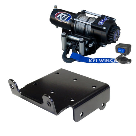 KFI Winch & Winch Mount Kit Suzuki King Quad 450 500 700 750 - MojoMotoSport.com