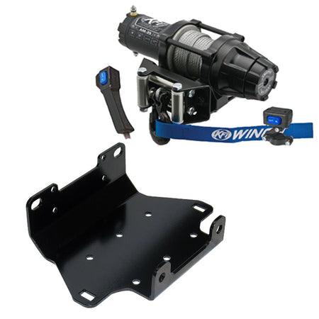 KFI Winch & Winch Mount Kit Yamaha Grizzly 550 ATV (2009 - 2014) & Grizzly 700 ATV (2007 - 2015) - MojoMotoSport.com