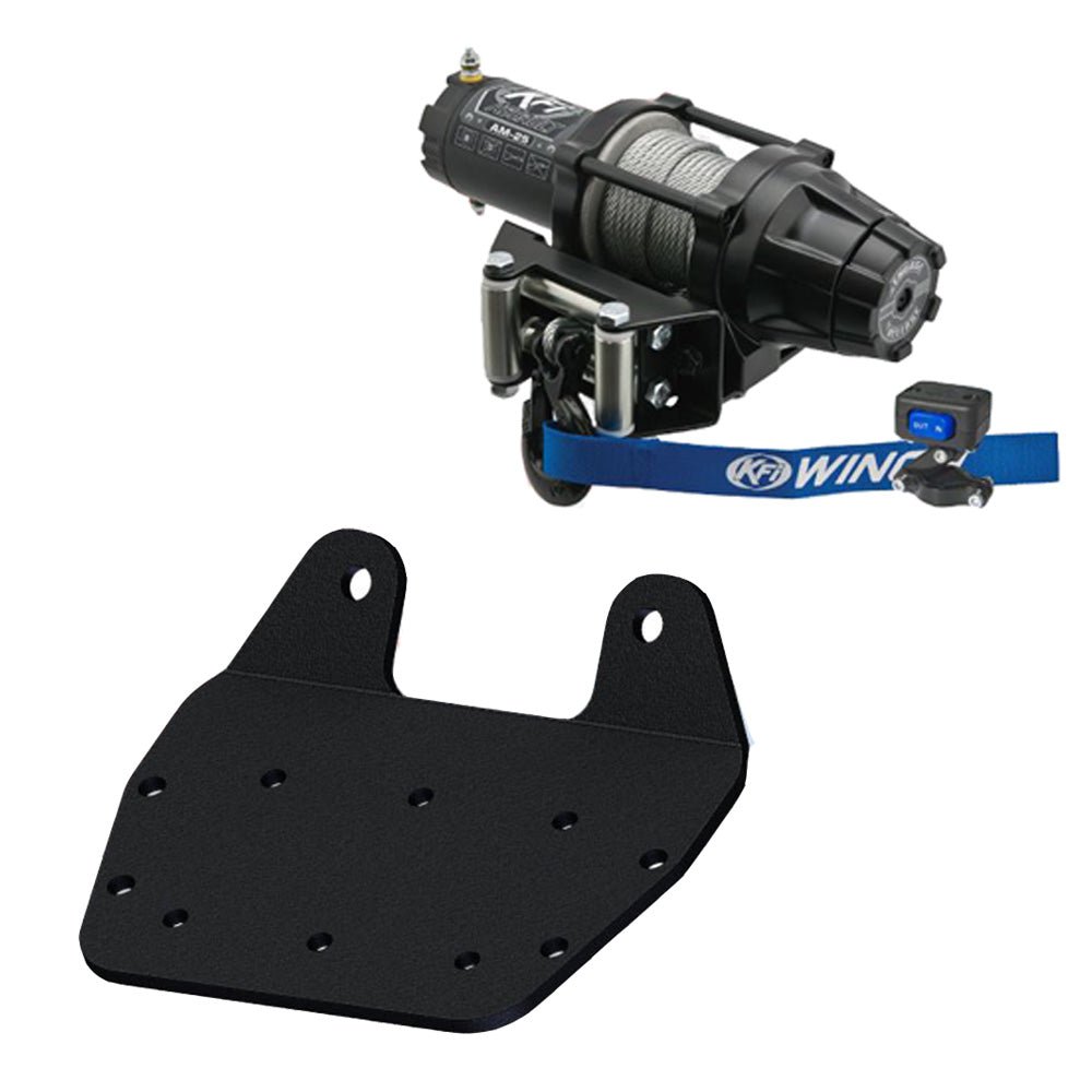 KFI Winch & Winch Mount Kit Yamaha Grizzly 660 ATV (2002 - 2008) - MojoMotoSport.com