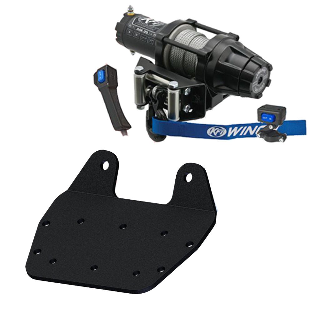 KFI Winch & Winch Mount Kit Yamaha Grizzly 660 ATV (2002 - 2008) - MojoMotoSport.com