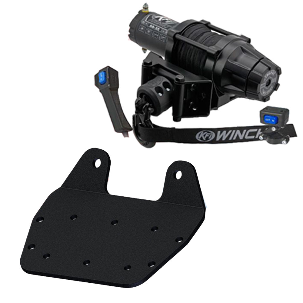 KFI Winch & Winch Mount Kit Yamaha Grizzly 660 ATV (2002 - 2008) - MojoMotoSport.com