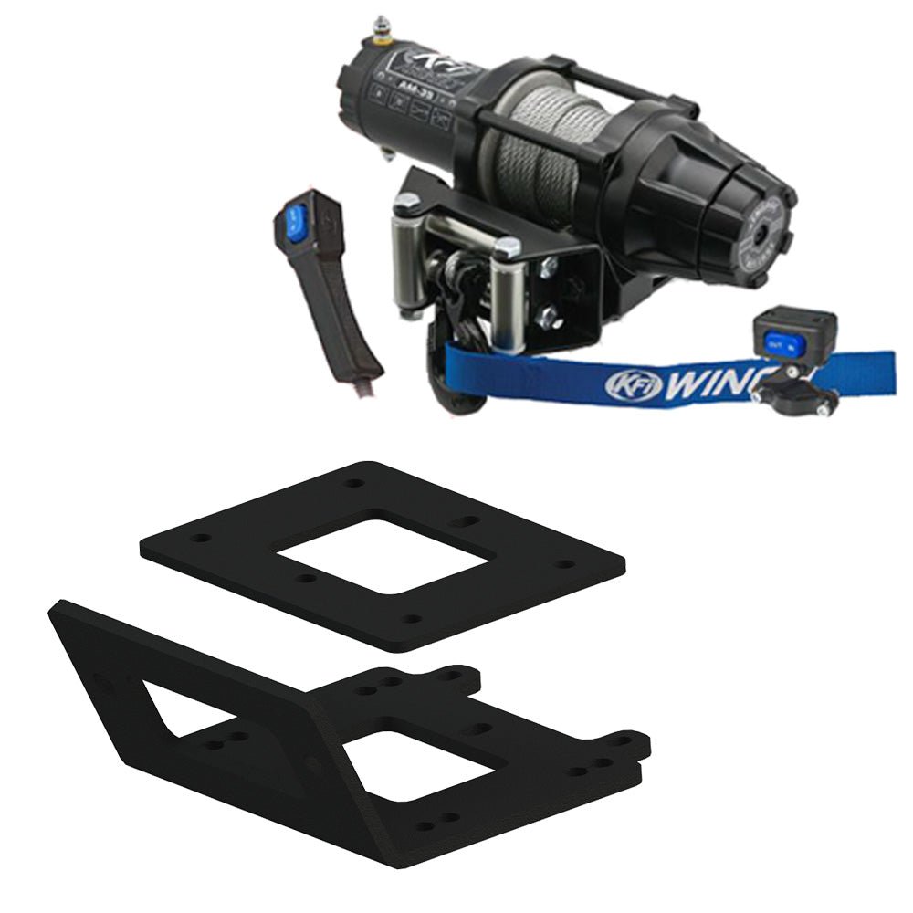 KFI Winch & Winch Mount Kit Yamaha Kodiak 450 4x4 ATV (2018 - 2025) - MojoMotoSport.com