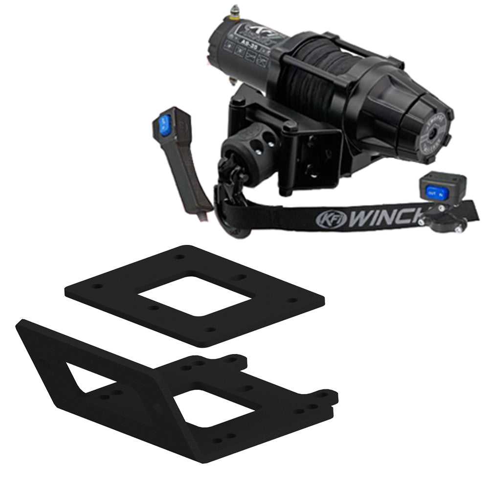 KFI Winch & Winch Mount Kit Yamaha Kodiak 450 4x4 ATV (2018 - 2025) - MojoMotoSport.com