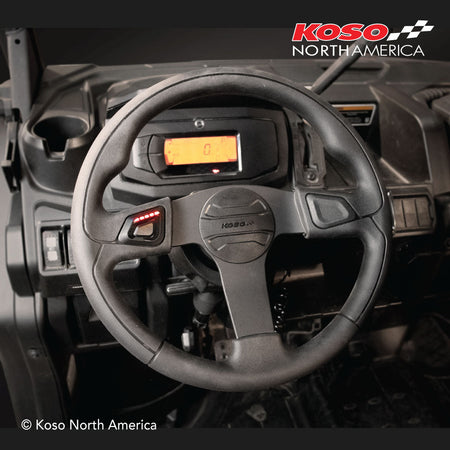 Koso Heated Polaris/Can - Am/Kawasaki Steering Wheel Kit - MojoMotoSport.com