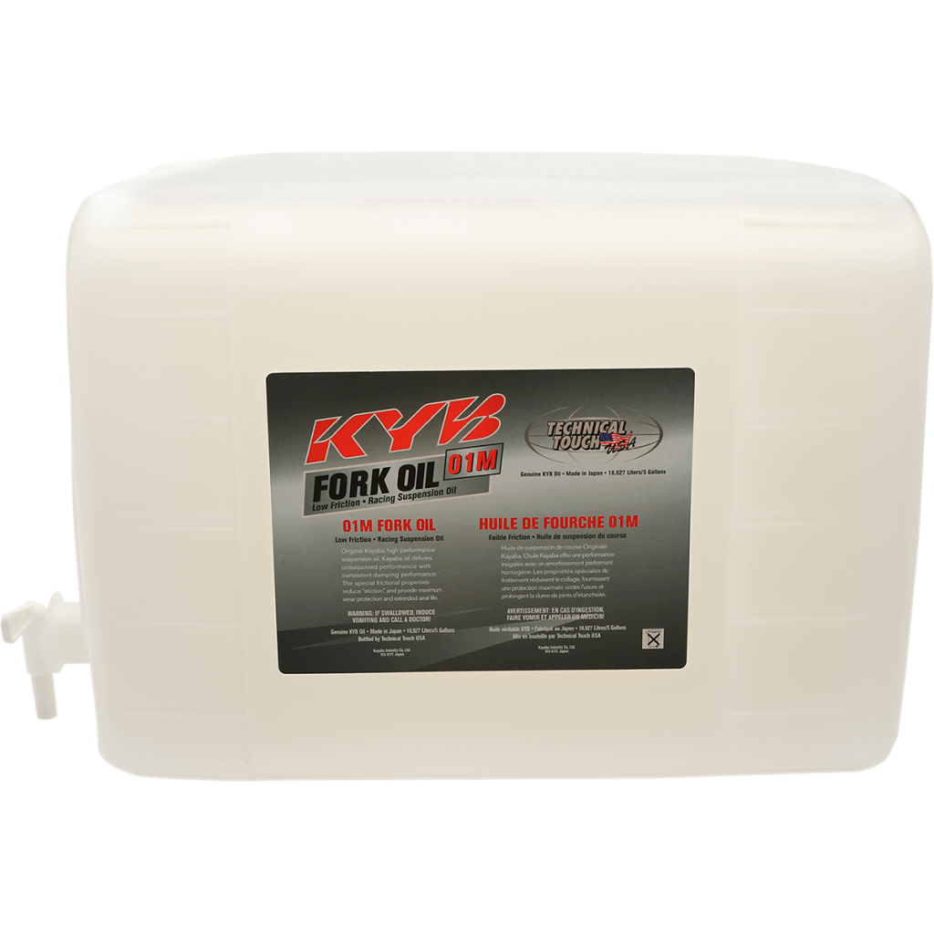 KYB 01M Front Fork Oil 5 Gallon | 130010060201 - MojoMotoSport.com
