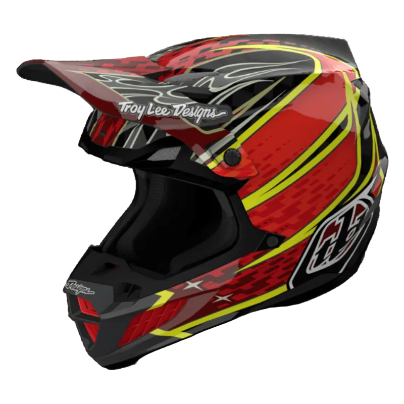 Troy Lee Designs Wings Se5 Carbon Helmet w/ Mips | MojoMotoSport.com