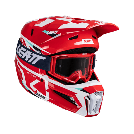 Leatt 3.5 Moto Helmet Kit w/ 4.5 Goggles V25 - MojoMotoSport.com