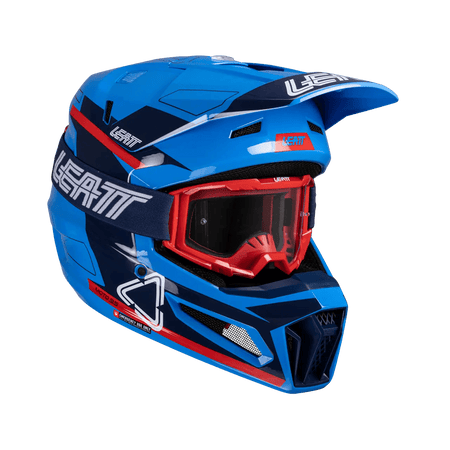 Leatt 3.5 Moto Helmet Kit w/ 4.5 Goggles V25 - MojoMotoSport.com
