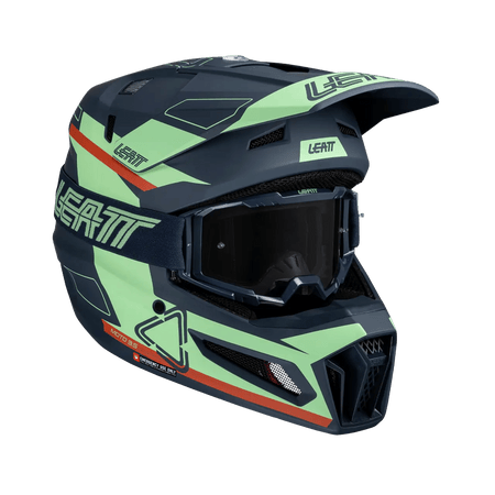 Leatt 3.5 Moto Helmet Kit w/ 4.5 Goggles V25 - MojoMotoSport.com
