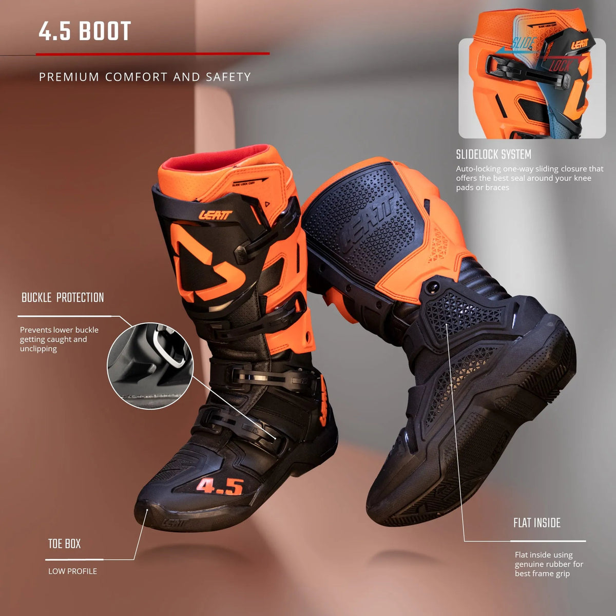 Leatt 4.5 Enduro Boots V25 - MojoMotoSport.com