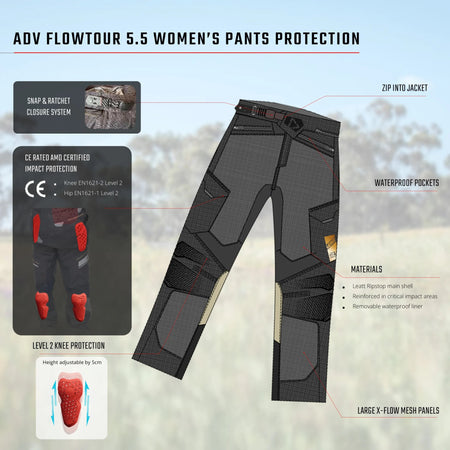 Leatt 5.5 Flowtour Women's ADV/Dualsport Pants - MojoMotoSport.com
