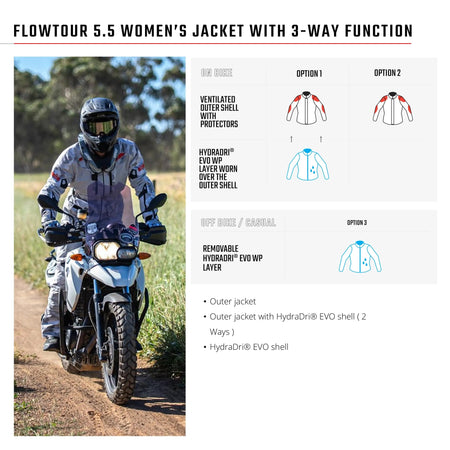 Leatt 5.5 Multitour Women's ADV/Dualsport Jacket - MojoMotoSport.com