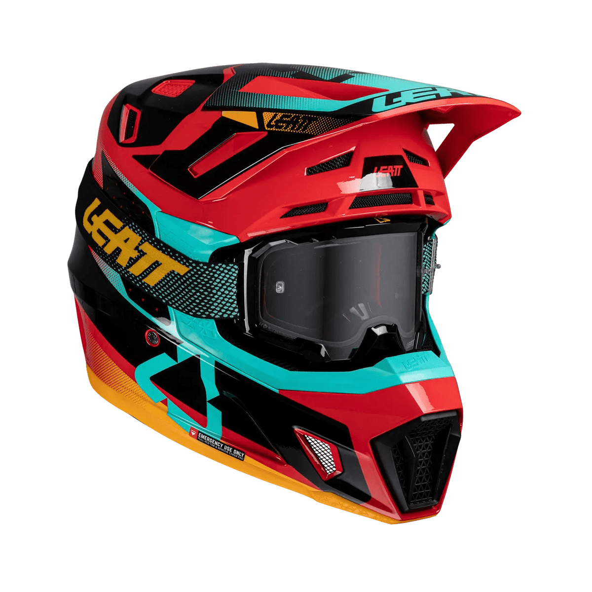 Leatt 7.5 Moto Helmet Kit w/ 4.5 Goggles V25 - MojoMotoSport.com