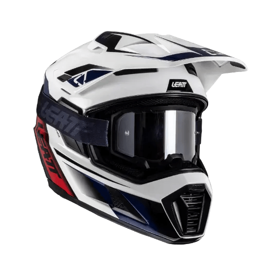 Leatt 8.5 ADV/Dualsport Helmet w/ 4.5 Goggle V25 - MojoMotoSport.com