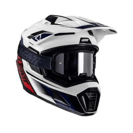 Leatt 8.5 ADV/Dualsport Helmet w/ 4.5 Goggle V25 - MojoMotoSport.com