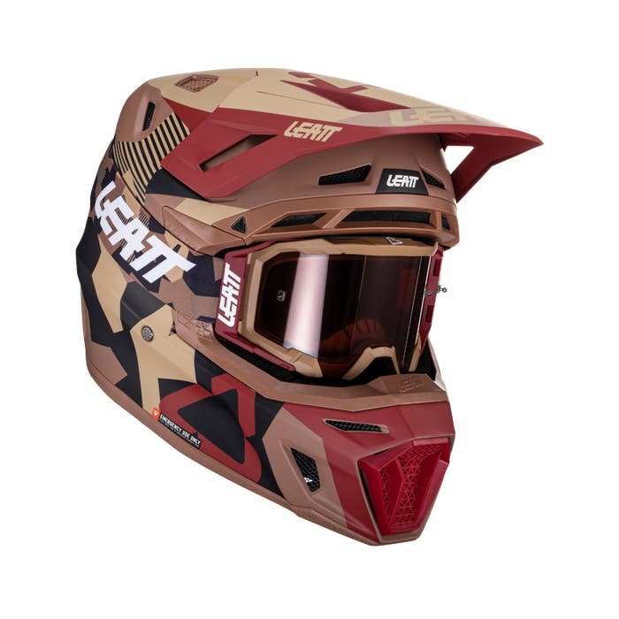 Leatt 8.5 Composite Helmet Kit With 5.5 Goggles V24 - MojoMotoSport.com