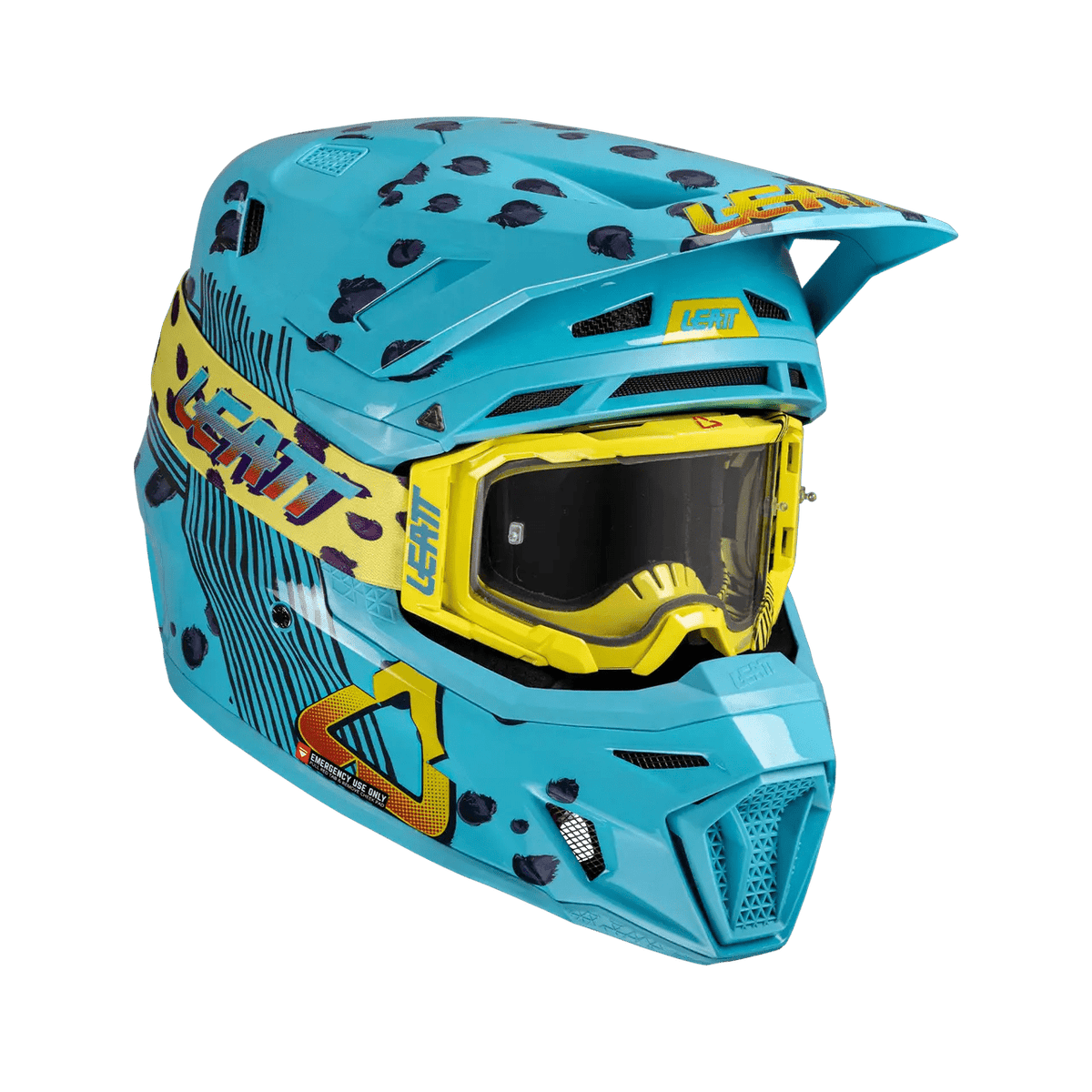 Leatt 8.5 Moto Composite Helmet Kit w/ 5.5 Goggles V25 - MojoMotoSport.com