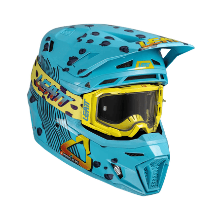 Leatt 8.5 Moto Composite Helmet Kit w/ 5.5 Goggles V25 - MojoMotoSport.com
