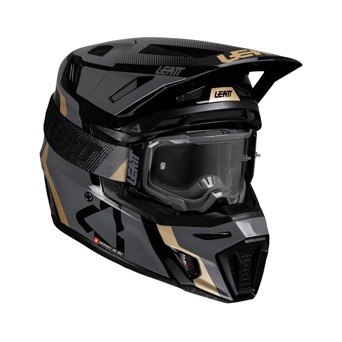 Leatt 8.5 Moto Composite Helmet Kit w/ 5.5 Goggles V25 - MojoMotoSport.com