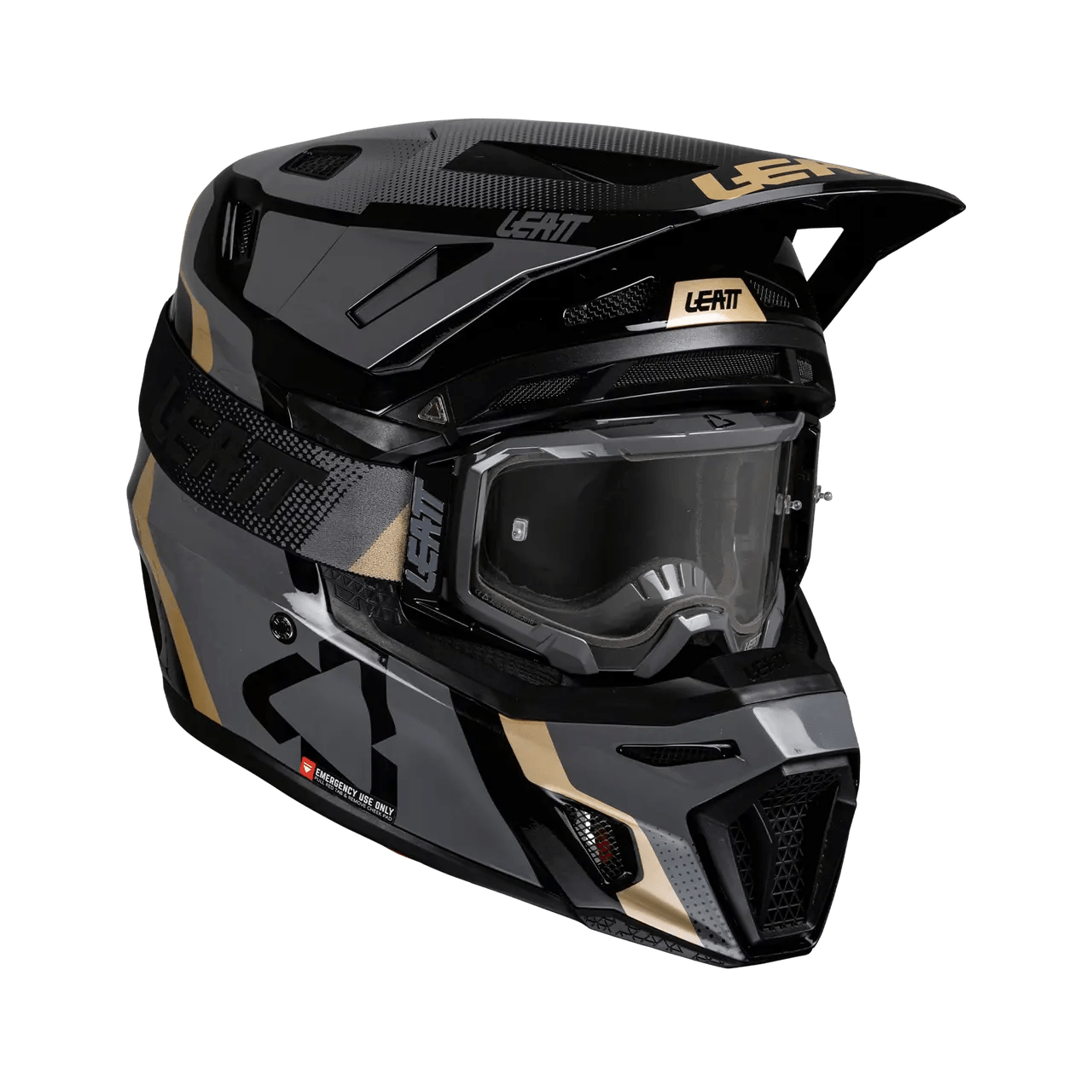Leatt 8.5 Moto Composite Helmet Kit w/ 5.5 Goggles V25 - MojoMotoSport.com