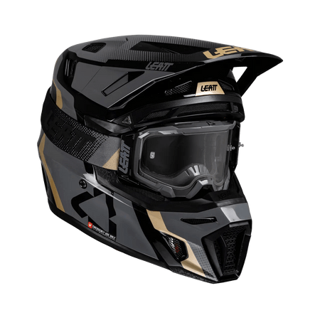 Leatt 8.5 Moto Composite Helmet Kit w/ 5.5 Goggles V25 - MojoMotoSport.com