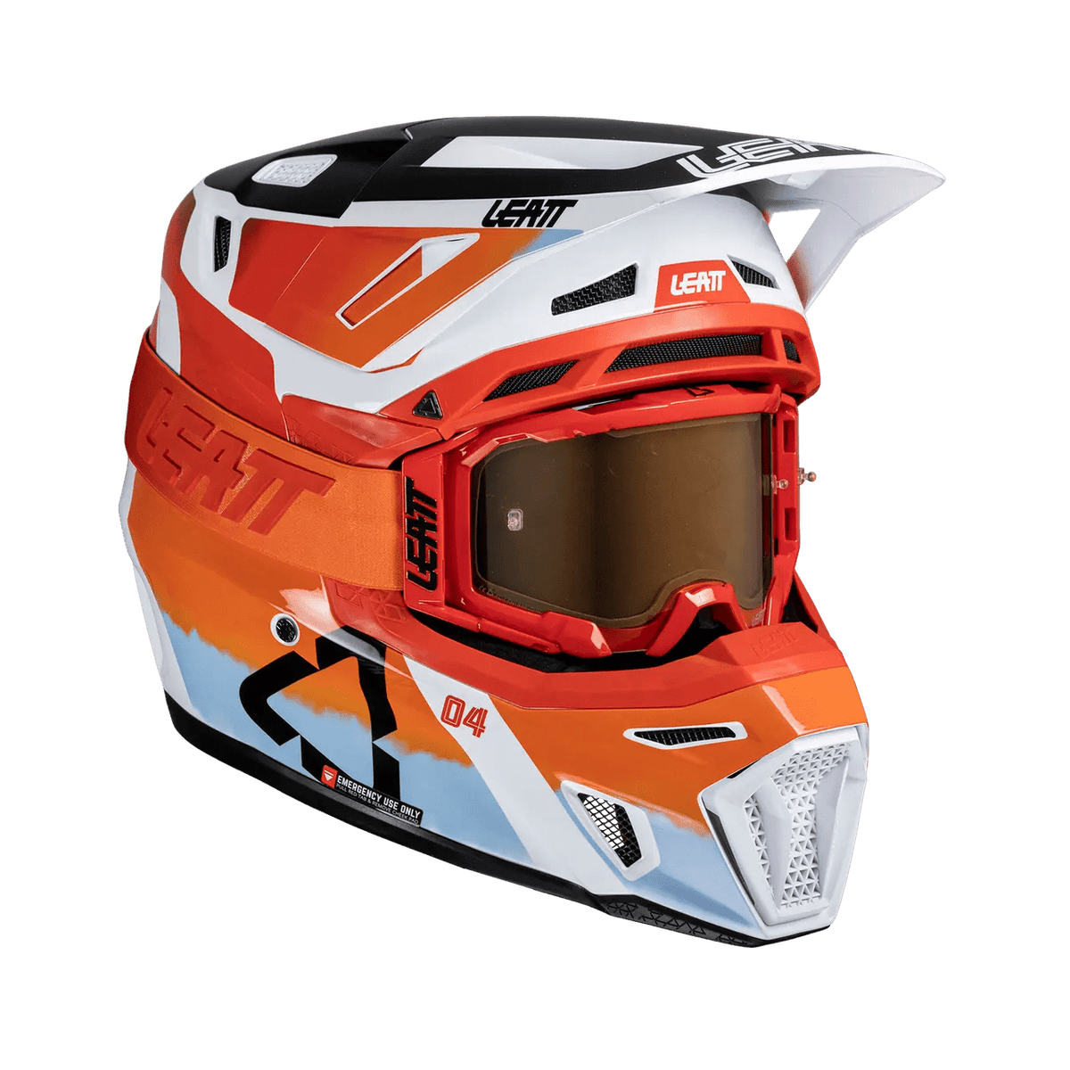 Leatt 8.5 Moto Composite Helmet Kit w/ 5.5 Goggles V25 - MojoMotoSport.com