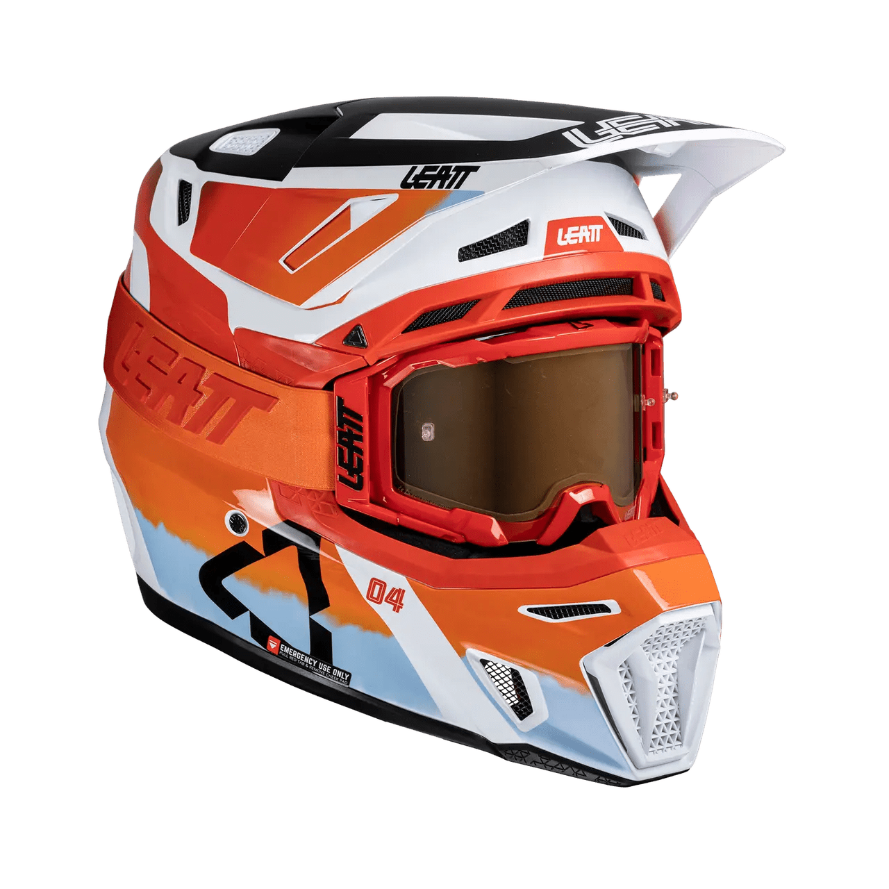 Leatt 8.5 Moto Composite Helmet Kit w/ 5.5 Goggles V25 - MojoMotoSport.com