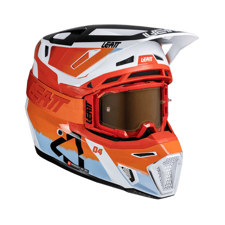 Leatt 8.5 Moto Composite Helmet Kit w/ 5.5 Goggles V25 - MojoMotoSport.com