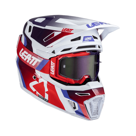 Leatt 8.5 Moto Composite Helmet Kit w/ 5.5 Goggles V25 - MojoMotoSport.com