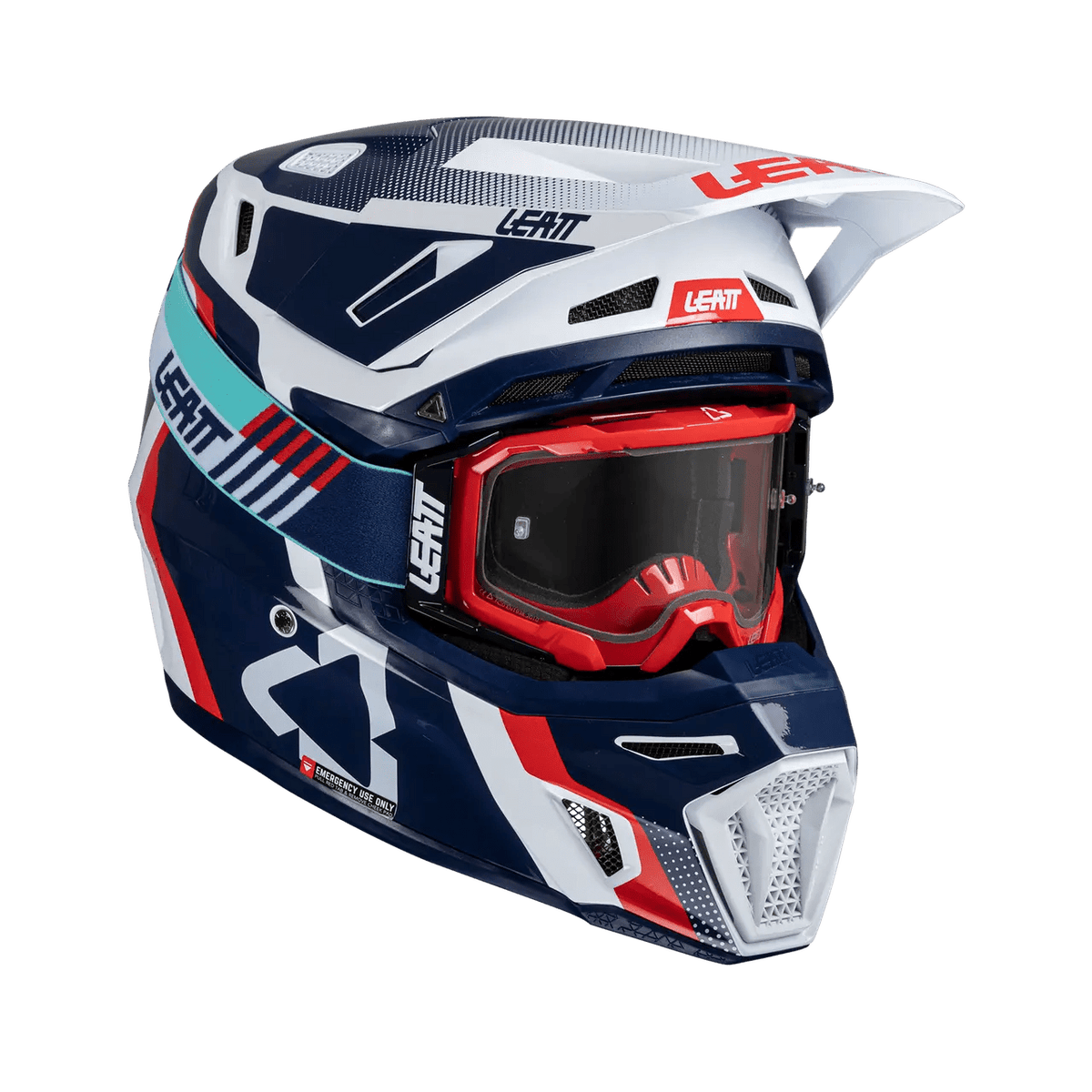 Leatt 8.5 Moto Composite Helmet Kit w/ 5.5 Goggles V25 - MojoMotoSport.com