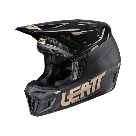 Leatt 9.5 Moto Carbon Helmet Kit w/ 6.5 IRIZ Goggles V25 - MojoMotoSport.com